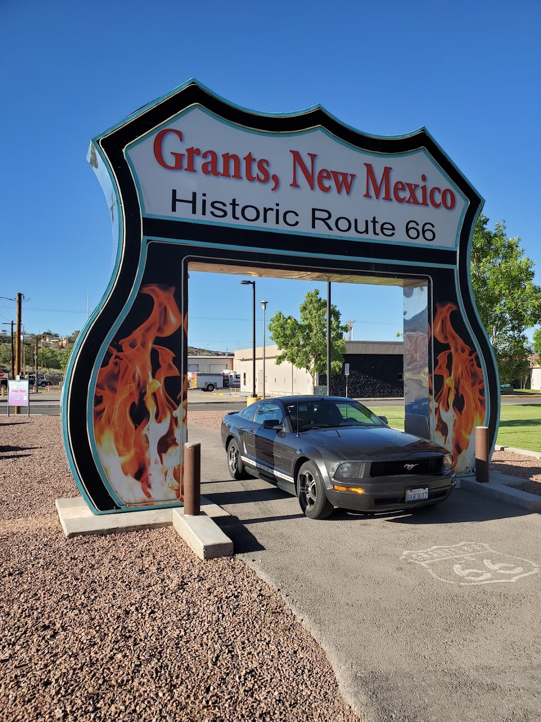 Route 66 Neon Drive-Thru Sign