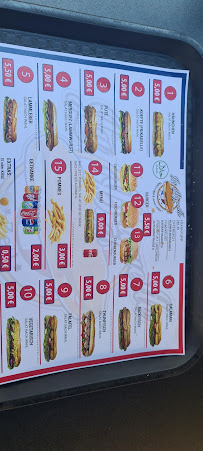 La Baguette Zeil à Frankfurt menu