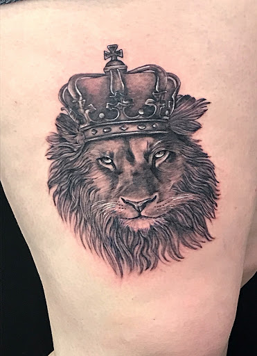 Explore disney couple tattoo ideas, creative tattoo ideas in Powell, available at Elysium Body Enhancements