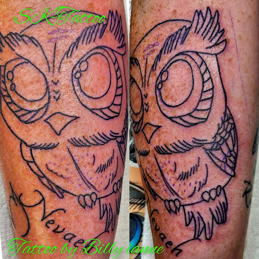 Explore trident tattoo ideas, creative tattoo ideas in Meridian, available at SK-Tattoo1