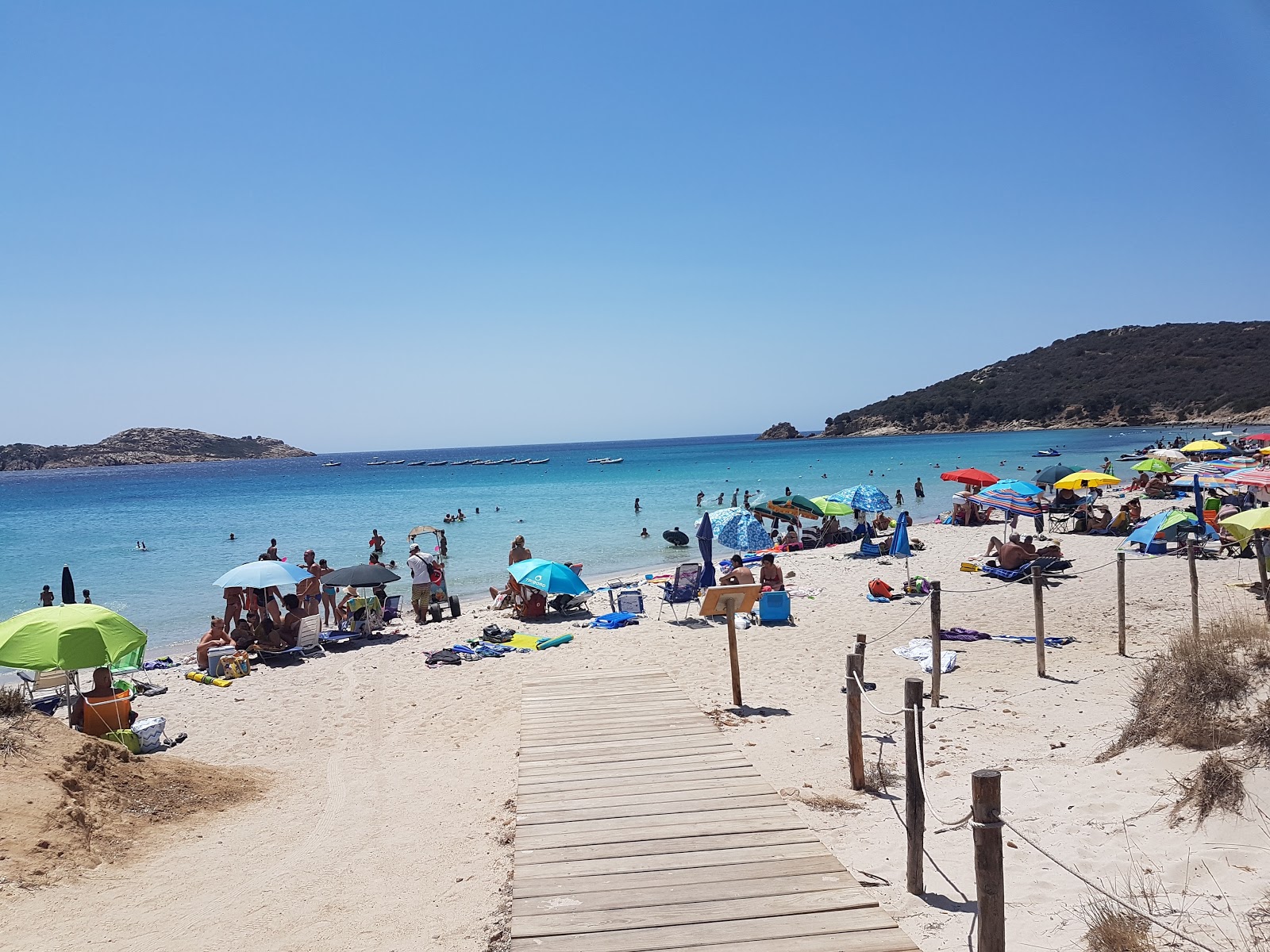 Foto de Playa de Porto Tramatzu y el asentamiento