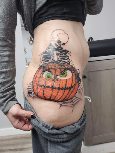 Explore tattoo placing ideas, creative tattoo ideas in New Hampton, available at Crescent Moon Tattoo