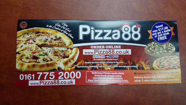 Reviews of Pizza 88 in Manchester - Pizza