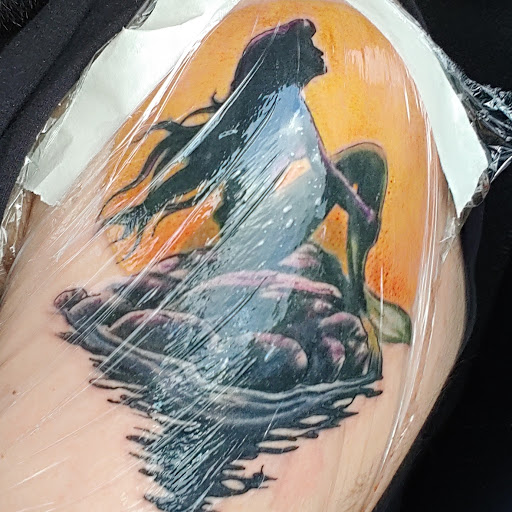 Explore karma tattoo ideas for men, creative tattoo ideas in Santa Cruz, available at Good Omen Tattoo