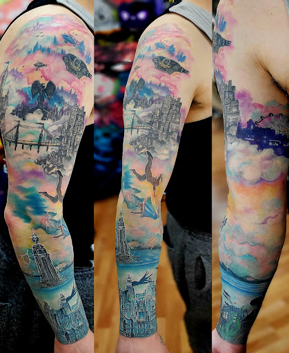 Explore minimalist sibling tattoo ideas, creative tattoo ideas in Benton, available at Spectrum Tattoo