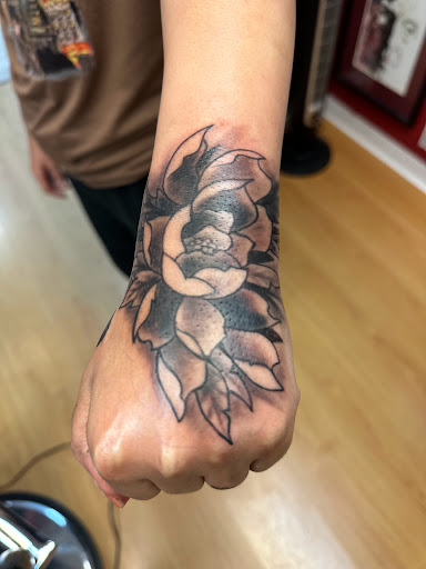 Explore rose name tattoo ideas, creative tattoo ideas in Hooksett, available at Skin Deep Tribal Tattoo