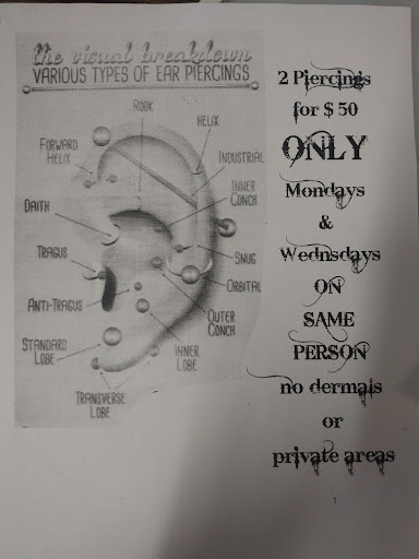 Explore alt tattoo ideas, creative tattoo ideas in Hialeah, available at Allstar Tattoo & Body piercing