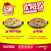 Menu / carte de Pizza ino Vesoul livraison offerte à Vesoul