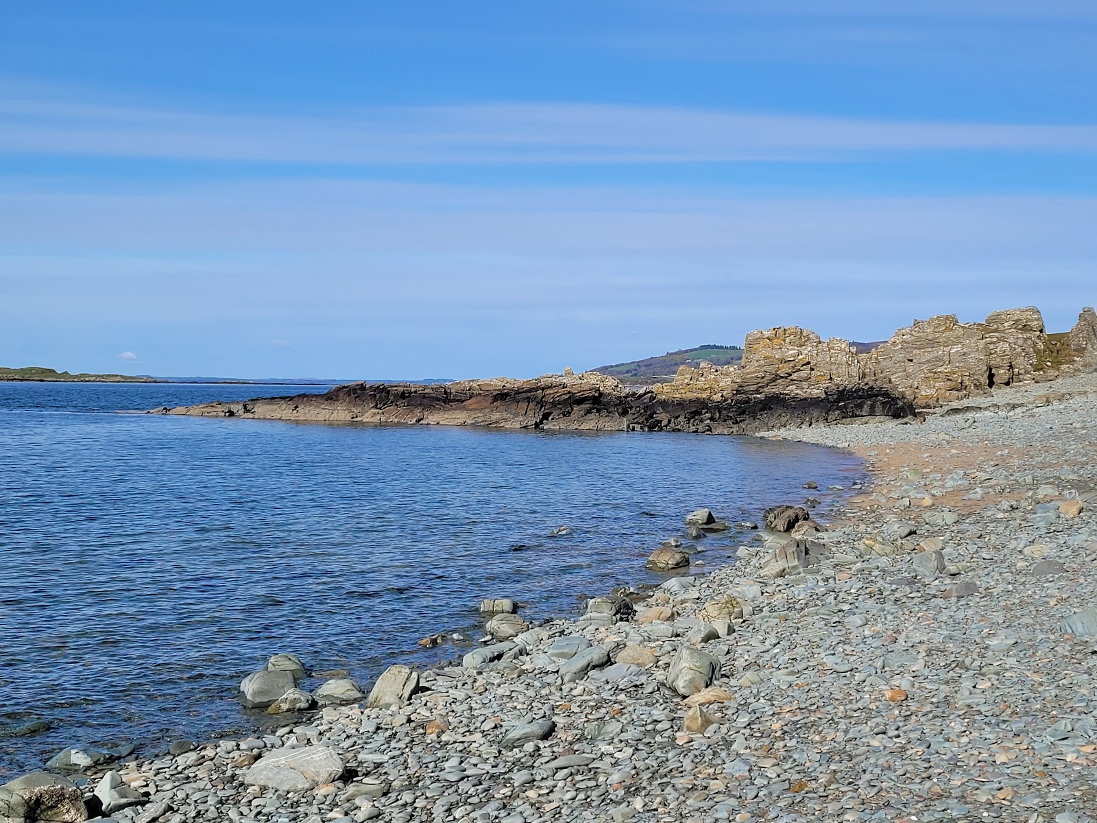 Fotografie cu Carrick Beach cu o linie de coastă dreaptă