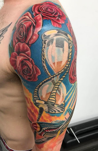 Explore ankle tattoo ideas for men, creative tattoo ideas in Washington, available at Fattys Tattoos & Piercings H Street