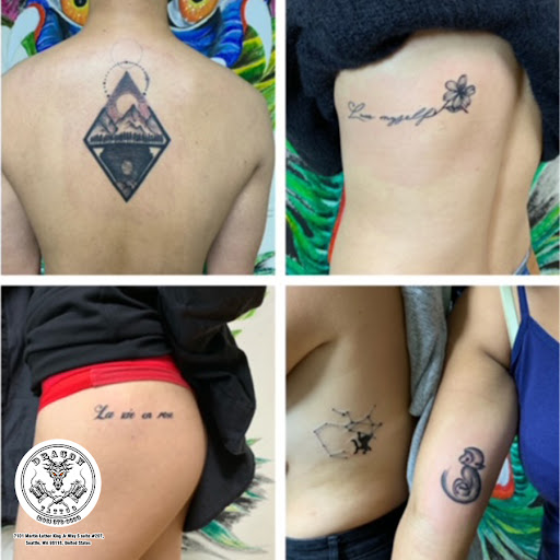 Explore tattoo ideas for women on shoulder, creative tattoo ideas in Seattle, available at Dragon Tattoo