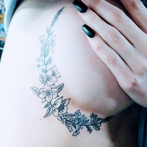 Explore blackout hand tattoo ideas, creative tattoo ideas in Commerce, available at 3X3CUTIV3 INK Tattoos & Piercings