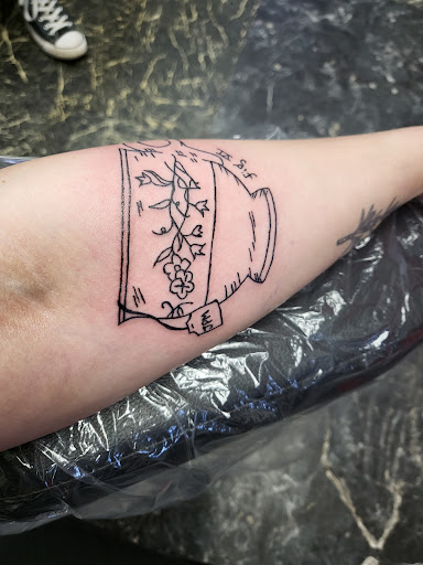 Find angel tattoo ideas for females for your next unique tattoo in Norristown at Norristown Tattoo Company (Rysqo, LLC)