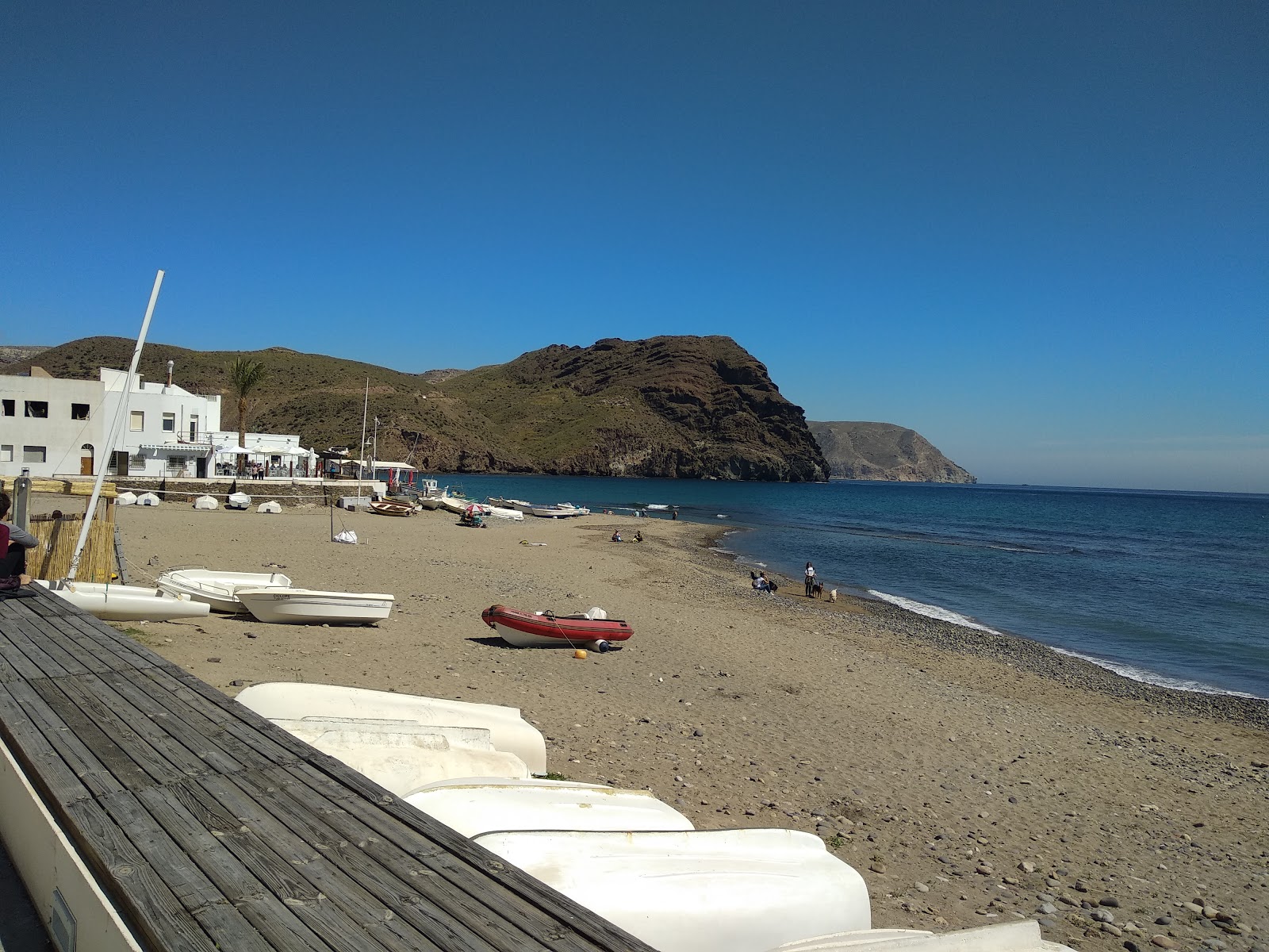 Photo of Playa de las Negras with partly clean level of cleanliness