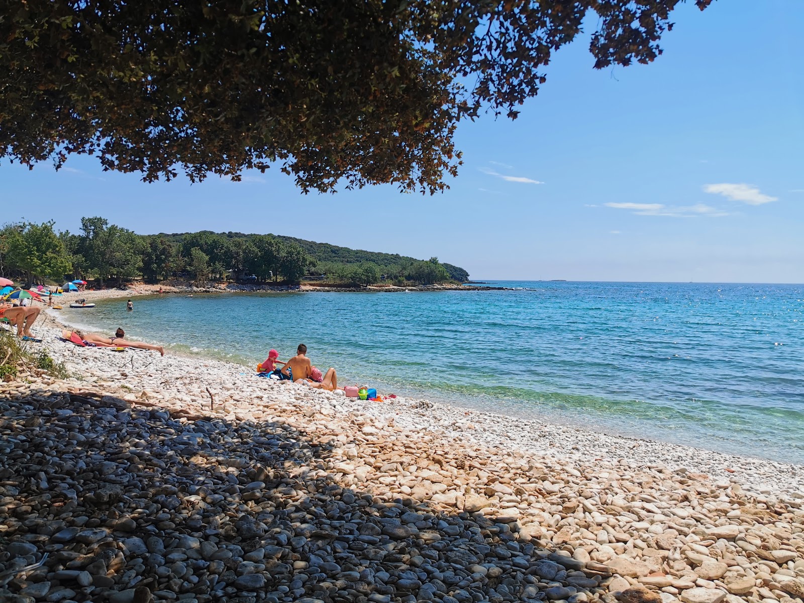 Photo of Cisterna beach with white pebble surface