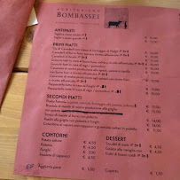 Restaurant Agriturismo Fattoria Bombassei NUOVA GESTIONE à Auronzo (le menu)