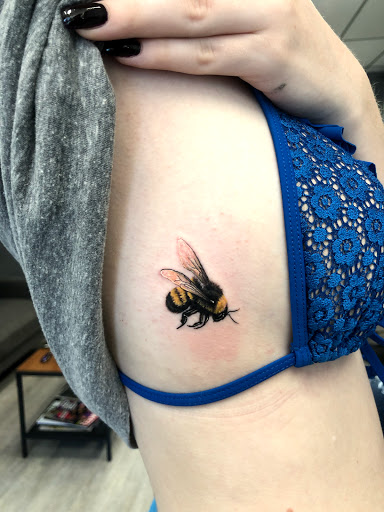 Explore black and white voodoo/ragdoll broken heart tattoo ideas, creative tattoo ideas in Scranton, available at Hometown Ink