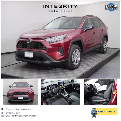 Used Car Dealer «Integrity Auto Sales, Inc», reviews and photos, 3655 Florin Rd, Sacramento, CA 95823, USA
