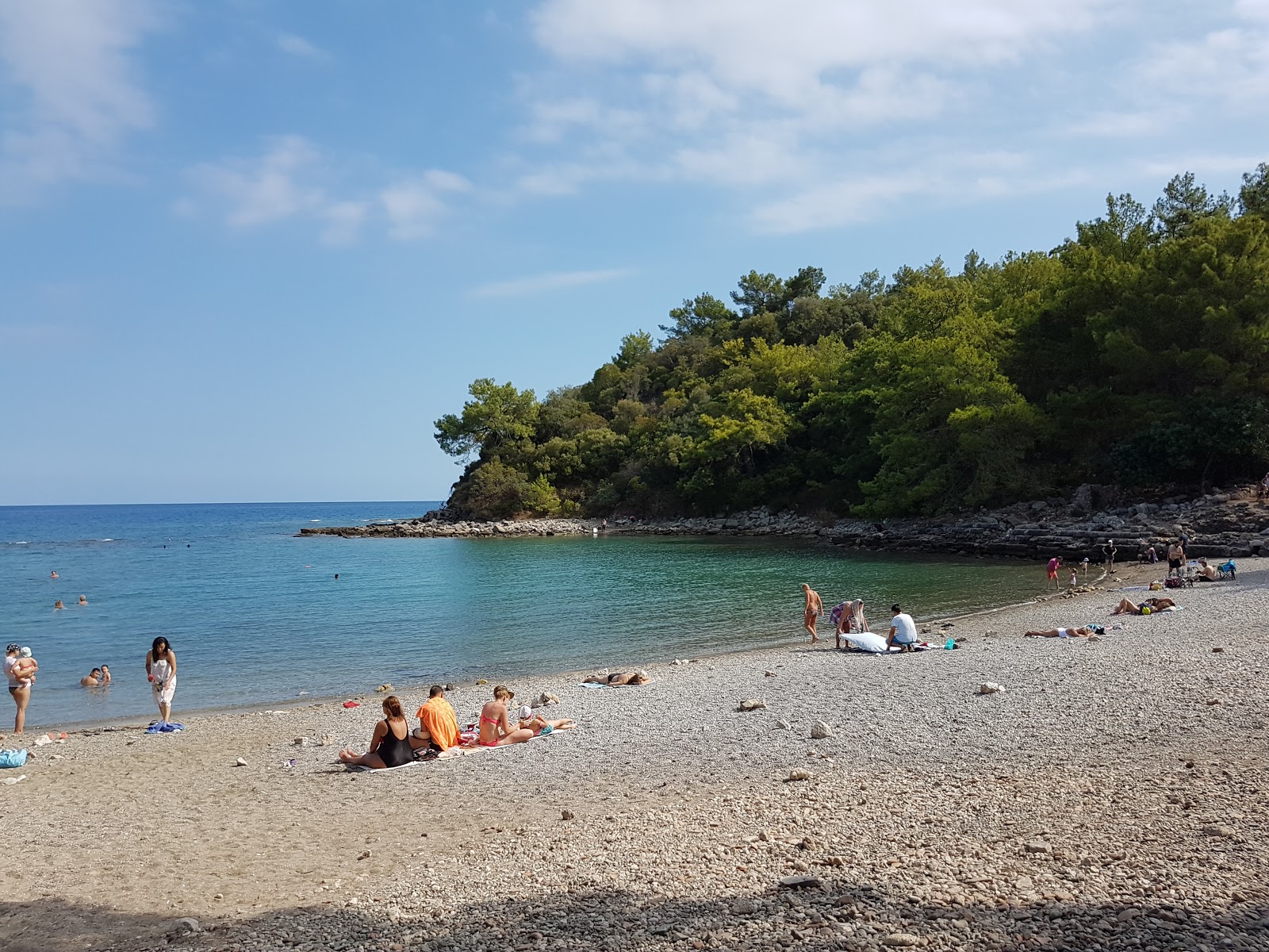 Phaselis Small Beach'in fotoğrafı çok temiz temizlik seviyesi ile