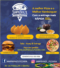 Menu / carte de Jampa Brazil Pizzaria e Hamburgueria à Esmoriz
