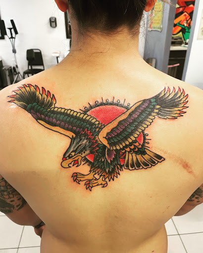 Explore dark fantasy tattoo ideas, creative tattoo ideas in Houston, available at 3rd Generation Ink