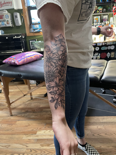 Explore viking arm tattoo ideas, creative tattoo ideas in Lake Villa, available at Eternal Tiger Tattoo