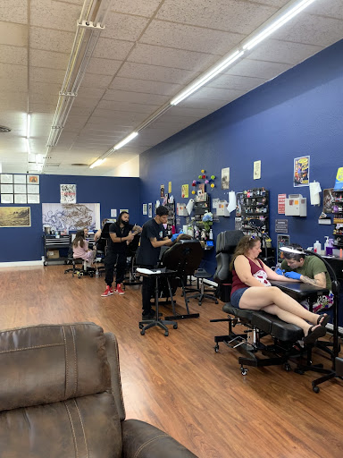 Explore back of head tattoo ideas, creative tattoo ideas in Cocoa, available at Rorschach Tattoo Shop and Piercing Studio