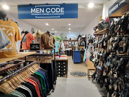 Magasin de vêtements Men code Vias