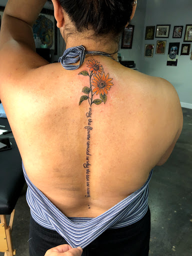 Explore cover up tattoo ideas on ankle, creative tattoo ideas in Fort Lauderdale, available at True Love Tattoo of Fort Lauderdale on 17th Street
