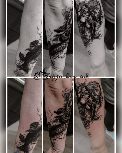 Explore gothic hand tattoo ideas, creative tattoo ideas in Casper, available at Luna & Lotus Amethyst Ink Angie Kay