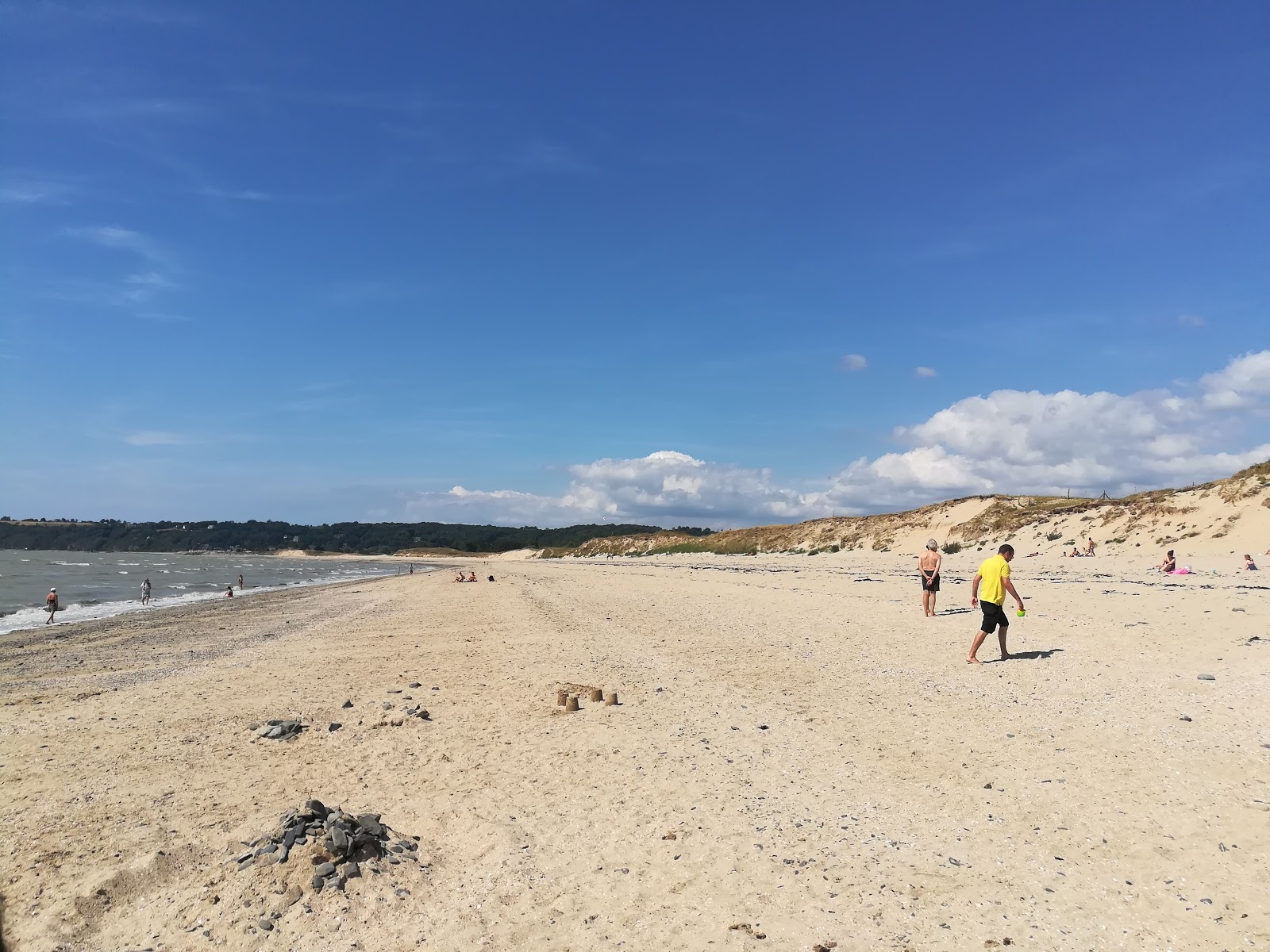 Zdjęcie Plage Dragey-Ronthon z powierzchnią jasny piasek
