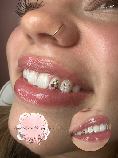 Explore neck tattoo idea, creative tattoo ideas in Whitehall, available at Bare flower beauty bar