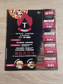 T Pizza à Bourg-en-Bresse carte