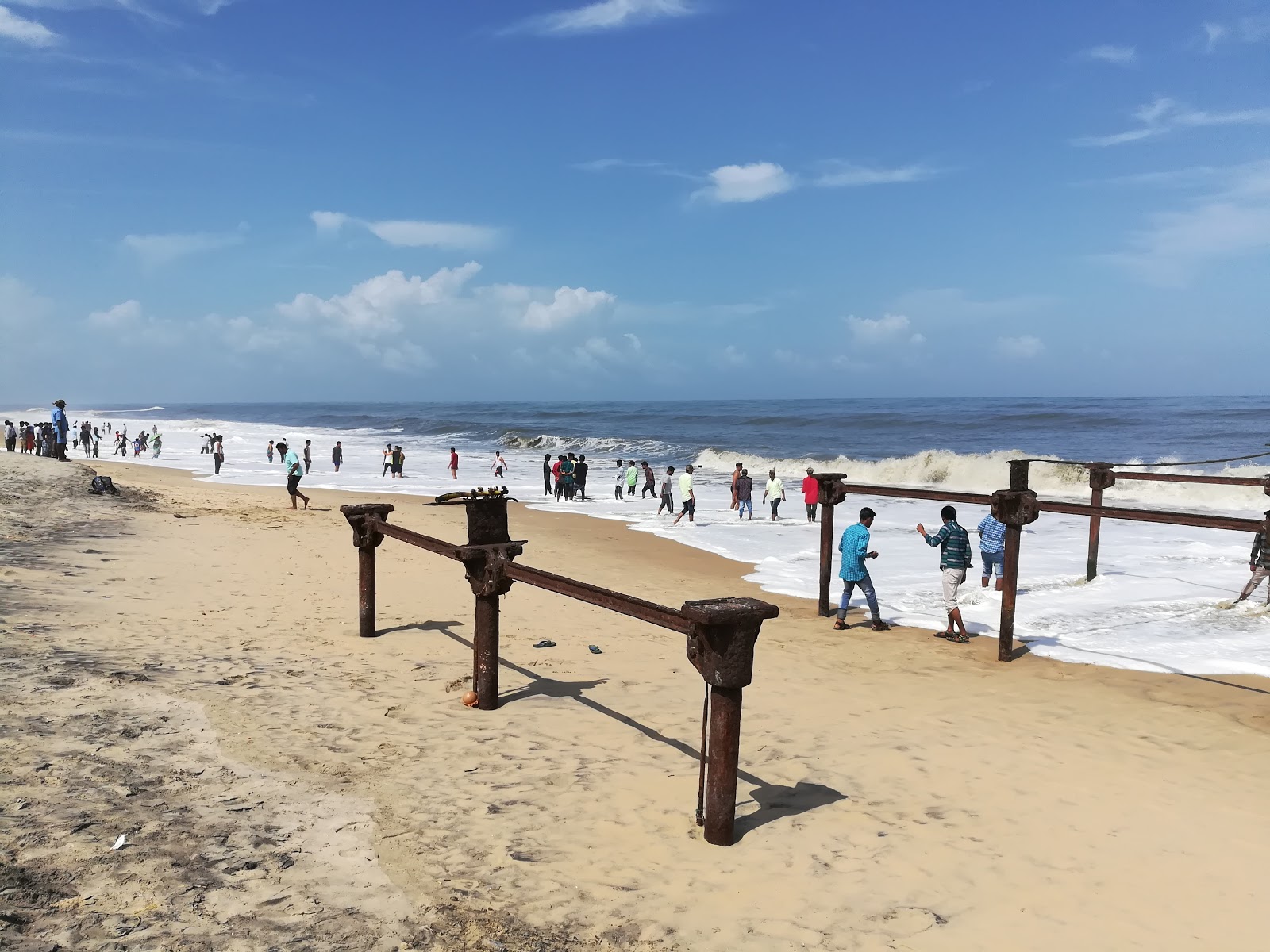 Foto de Alappuzha Beach con recta y larga