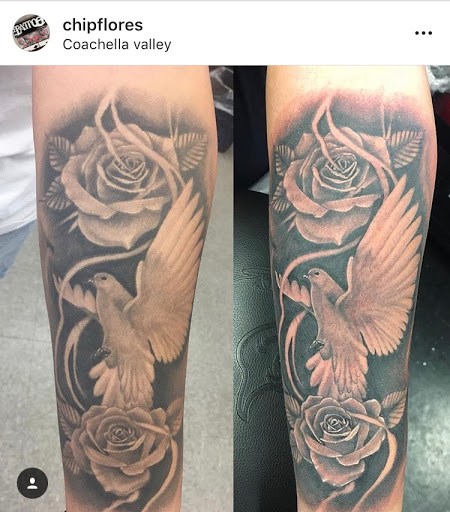 Explore tattoo ideas for son on mom, creative tattoo ideas in Coachella, available at Art & Ink Tattoo Studio