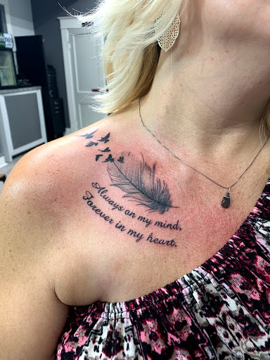 Explore cute boyfriend name tattoo ideas, creative tattoo ideas in Scranton, available at Hometown Ink