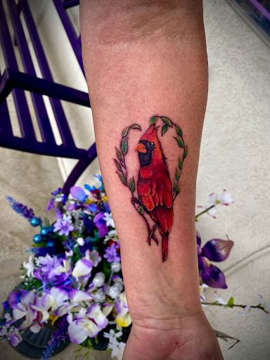 Explore snoopy tattoo ideas, creative tattoo ideas in Ocean View, available at Moonlight Tattoo