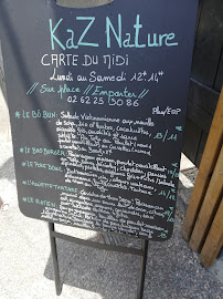 Kaz Nature à Saint-Pierre menu