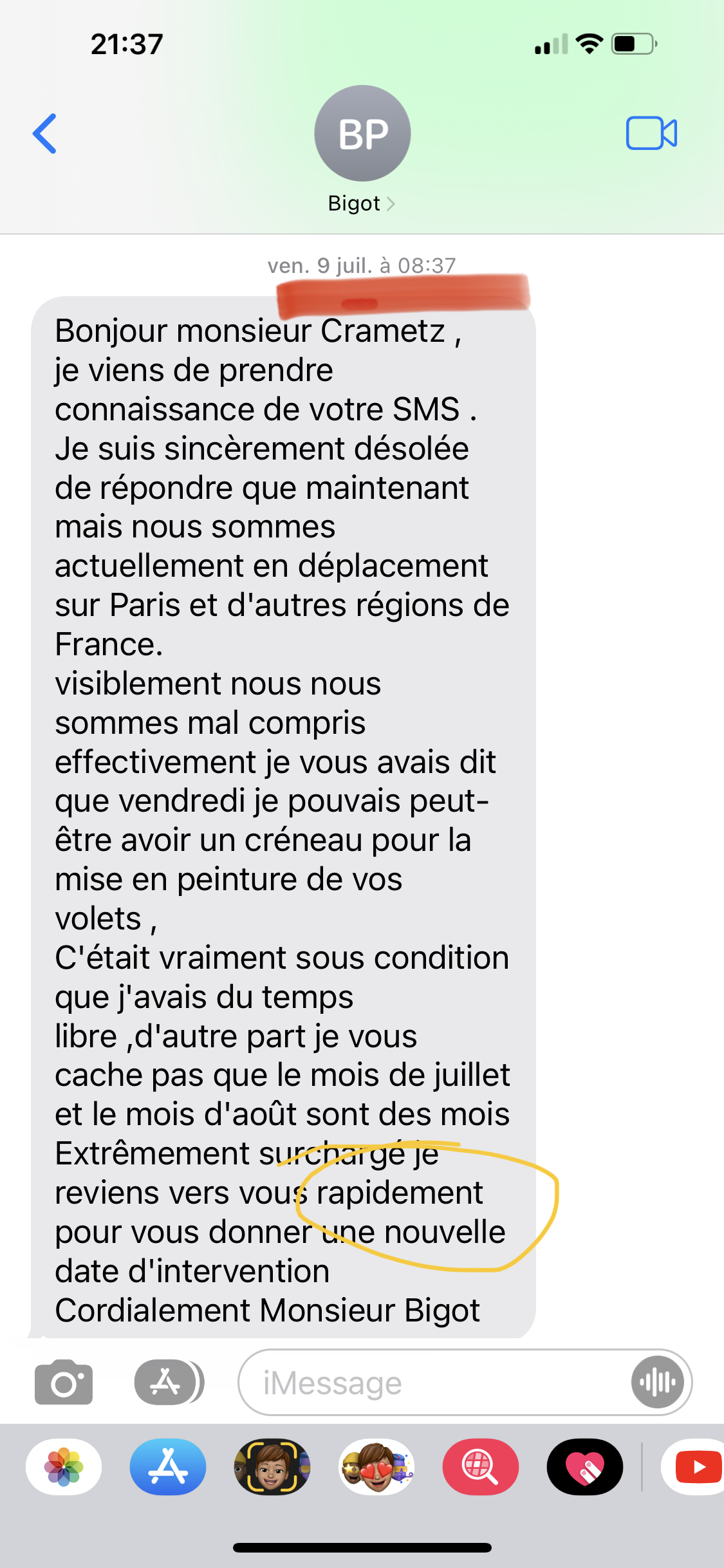 Photo n° 2 de l'avis de My.e fait le 26/02/2022 à 20:51