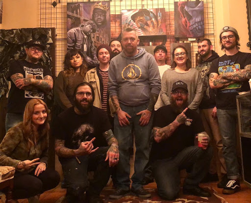 Explore cover up tattoo ideas female, creative tattoo ideas in North Berwick, available at Skull and Snake Tattoo Studio Art Gallery