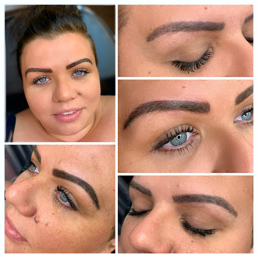 Explore half sleeve tattoo design ideas, creative tattoo ideas in Peoria Heights, available at BeautiFULL Brows By Jen Microblading - Permanent Makeup Wild Honey Beauty Studio