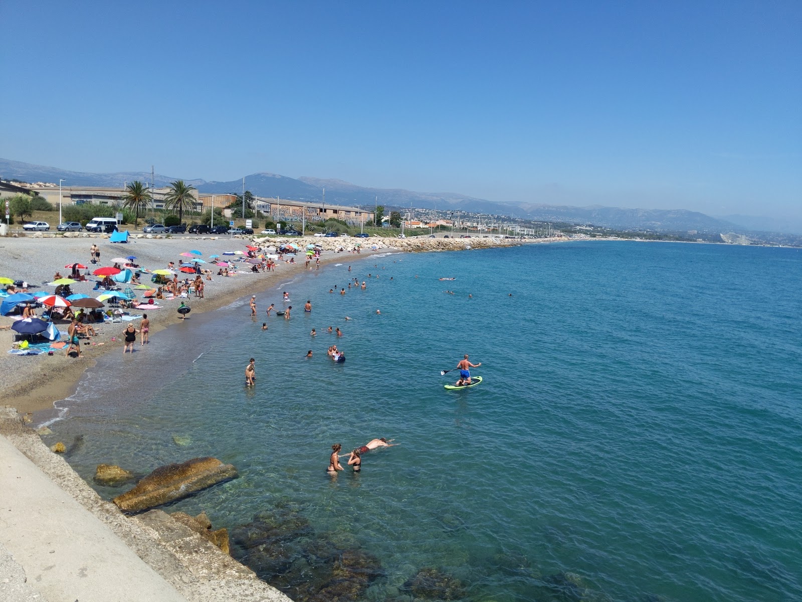 Foto van Plage du Fort Carre voorzieningenruimte