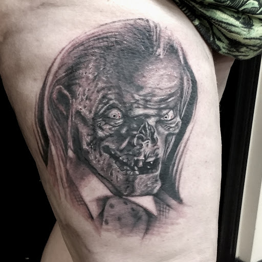 Explore rocky balboa tattoo ideas, creative tattoo ideas in Pigeon Forge, available at Southern Draw Skin Art Studio