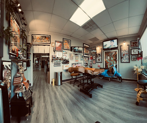 Explore til death tattoo ideas, creative tattoo ideas in Norcross, available at Brotherhood Tattoo
