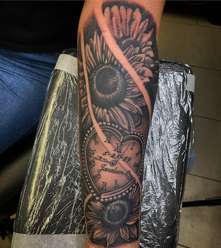 Explore lion king tattoo ideas, creative tattoo ideas in Passaic, available at District 36 Tattoo Parlor