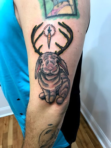 Explore dance tattoo ideas, creative tattoo ideas in Kansas City, available at Golden Stag Tattoo and Gallery