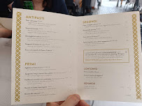 Menu du Osteria Brunello à Milan