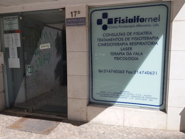 Avaliações doFisialfornel-clínica De Fisioterapia De Alfornelos Lda em Amadora - Fisioterapeuta