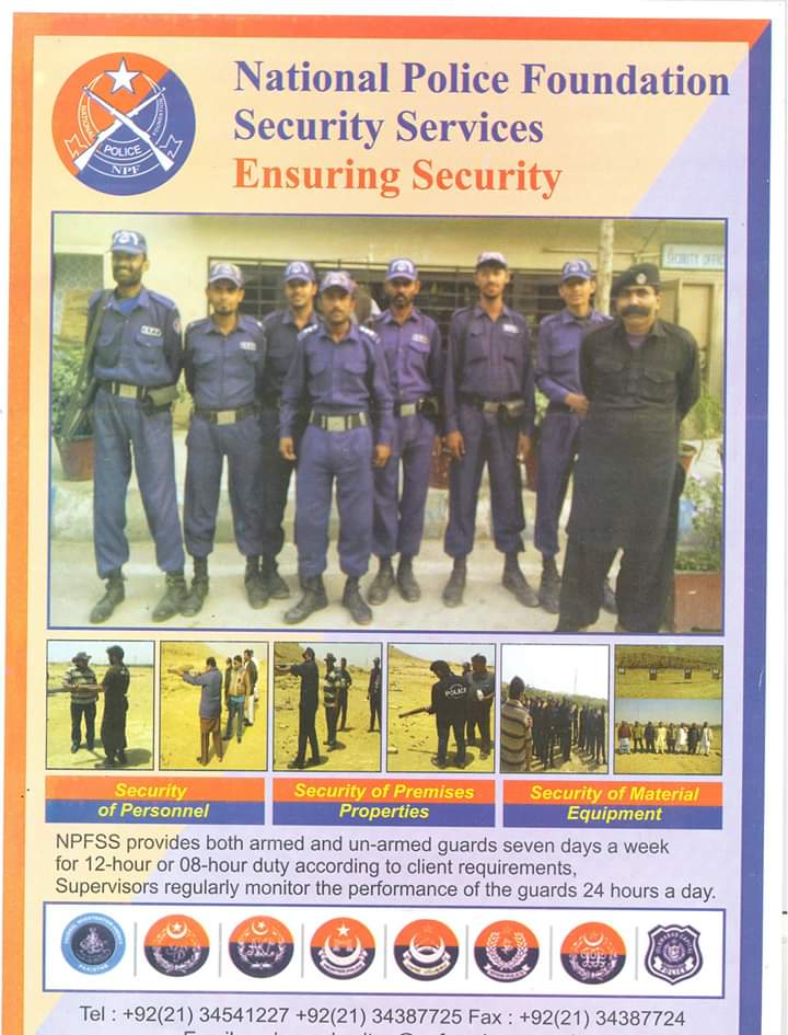 NATIONAL POLICE FOUNDATION SECURITY SERVICES FAISALABAD