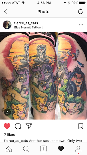 Explore gladiolus tattoo ideas, creative tattoo ideas in New Kensington, available at BLUE HERMIT TATTOO